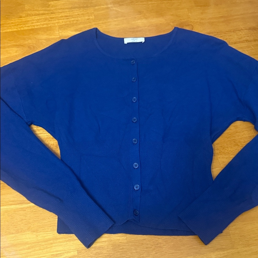 Aritzia Go Lightly Sweater Byron Blue